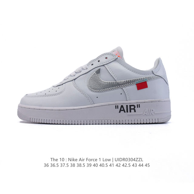 140 Nike Off-White X Air Force 1 Ow Air Ao4297 36 36.5 37.5 38 38.5 39 40 40.5 4