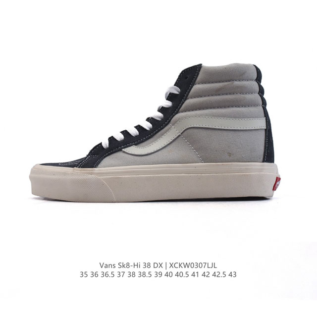 100 Vans Sk8-Hi - -Vans Vans Sk8-Hi Logo 35 36 36.5 37 38 38.5 39 40 40.5 41 42 - Click Image to Close