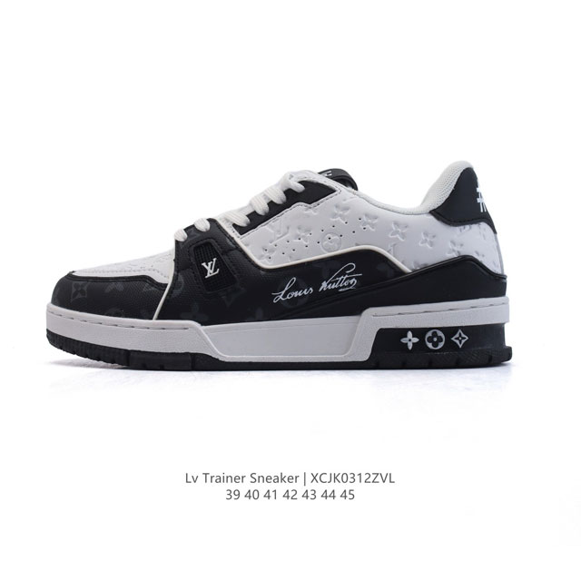 180 Louis Vuitton Lv 3D Logo Lv Louis Vuitton Trainer Sneaker Low 39-45 Xcjk0312