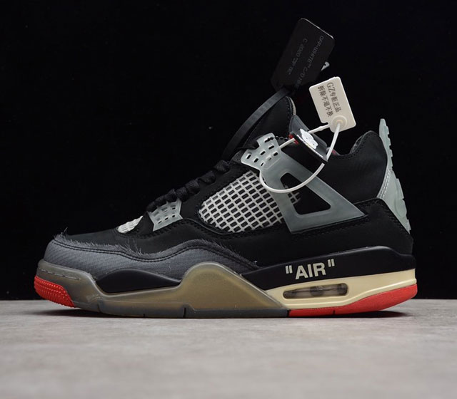 Off-White x Air Jordan 4 Retro CV9388-001 40 40.5 41 42 42.5 43 44 44.5 45 46 4