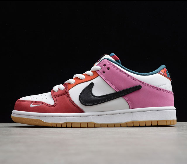 Parra x NK SB Dunk Low Multi-Color 2021 DH7695-100 2021Fw # # Sole # EVA RB