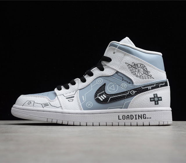 GZ Air Jordan 1 Mid AJ1 Ps5 554724-130 36 36.5 37.5 38 38.5 39 40 40.5 41 42 42