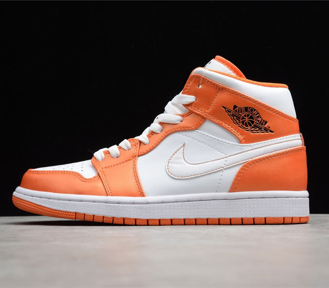 GZ Air Jordan 1 Mid White orange DM3531-800 36 36.5 37.5 38 38.5 39 40 40.5 41