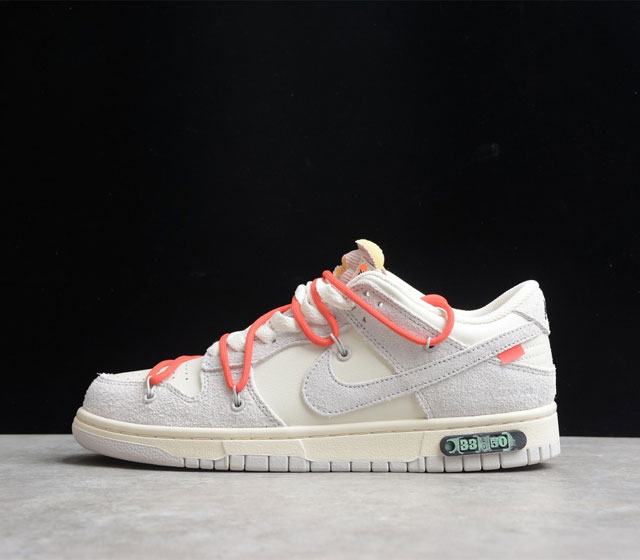 Off-White x NK Dunk Low The 50 NO.33 DJ0950-118 36 36.5 37.5 38 38.5 39 40 40.5