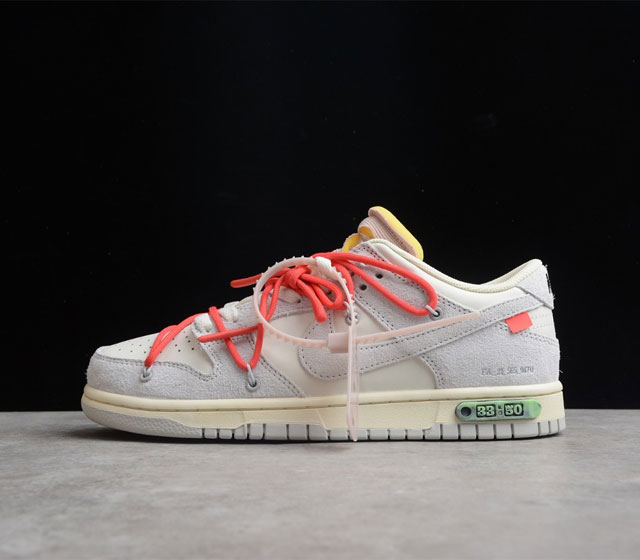 GZ Off-White X NK Dunk The50 NO 33 DJ0950-118 36 36.5 37.5 38 38.5 39 40 40.5 4