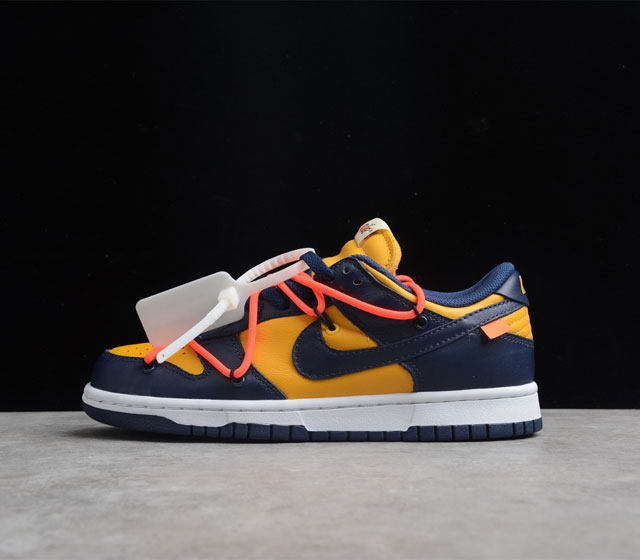 M OFF-WHITE x Nike Dunk Low University Gold CT0856-700 36 36.5 37.5 38 38.5 39