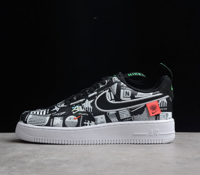 NK Air Force 1 07 LX AF1 CZ5927-001 Ruohan Wang Air Force 1 Size 36 36.5 37.5 3