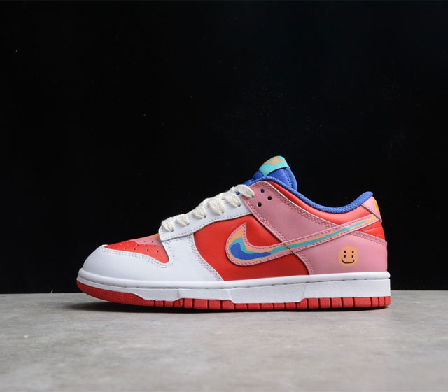 CactusplantfleamarketNK Dunk Low Rainbow LF4587-001 3D 7 ins Size 36 36.5 37.5