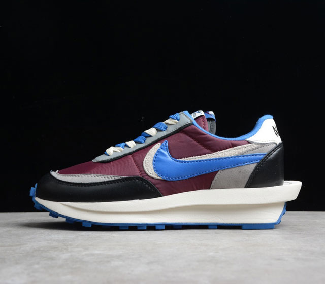 Undercover x Sacai x NK LDWaffle Night Maroon Team Royal DJ4877-600 36 36.5 37.