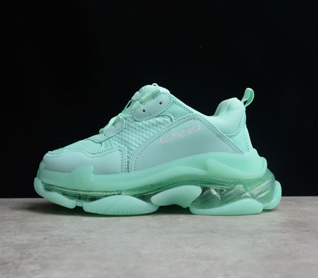 Balenciaga Triple S Clear Sole 544351-W2GA1-4500 35 36 37 38 39 40 41 42 43 44