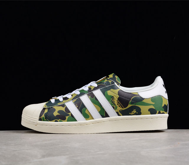 BAPE x Ad Superstar 80s GZ8981 35.5 36 36.5 37 38 38.5 39 40 40.5 41 42 42.5 43