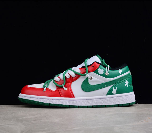 Air Jordan 1 Low Christmas 553558-129 36 36.5 37.5 38 38.5 39 40 40.5 41 42 42.