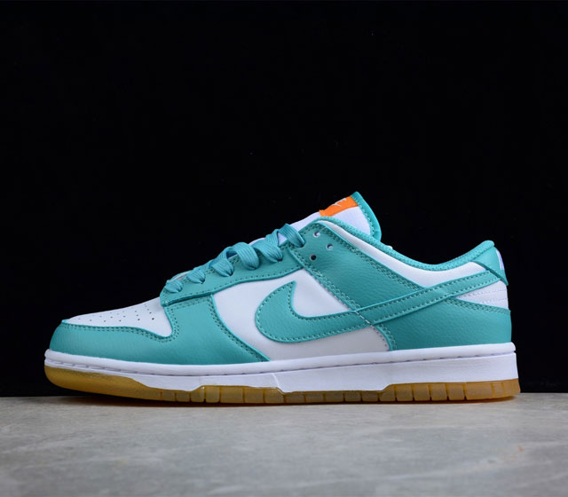 Nike Dunk Low Turquoise and Orange 2.0 DV2190-100 36 36.5 37.5 38 38.5 39 40 40.