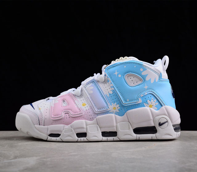 Nk Air More Uptempo 96 QS DH9719-100 36 36.5 37.5 38 38.5 39 40