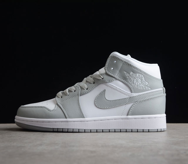 Air Jordan 1 Mid Grey Sail AJ 1 BQ6472-115 Size 36 36.5 37.5 38 38.5 39 40 40.5