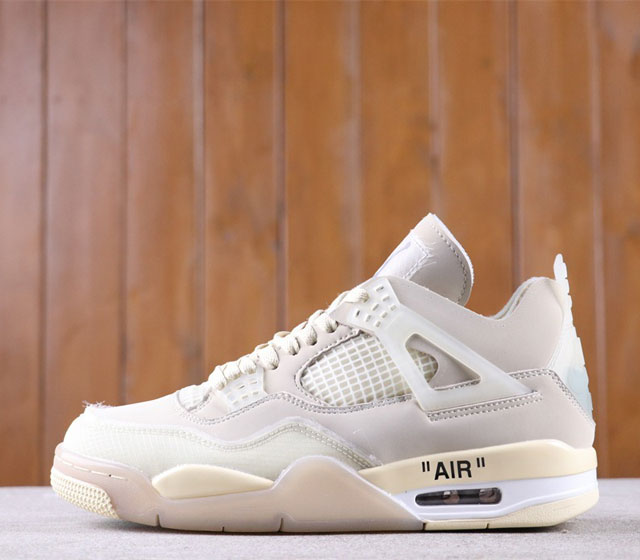 4 Air Jordan 4 AJ4 aj4 AJ4 4 Off-White x Air Jordan 4 SP WMNS Sail CV9388-100 4