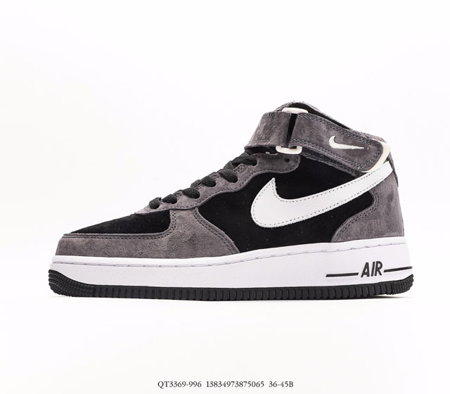 Air Force 1 07 MidGreyBlackWhite # # Air Sole 36 36.5 37.5 38 38.5 39 40 40.5 4