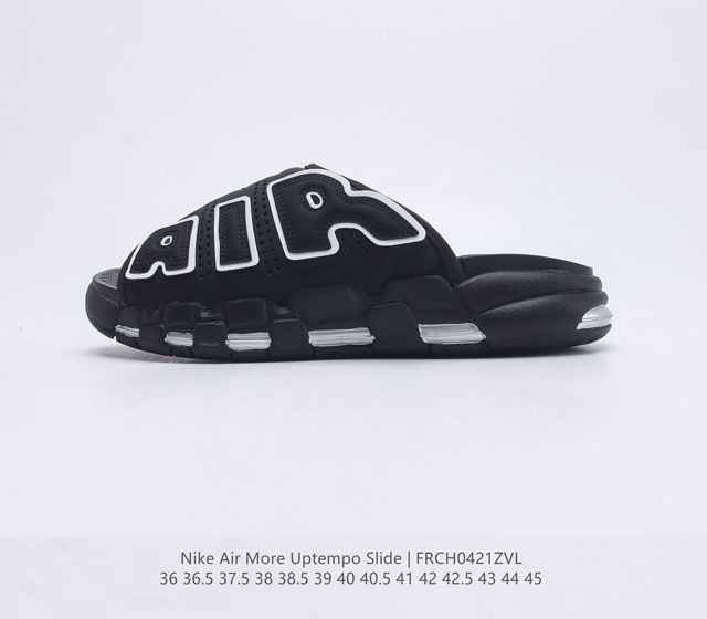 NIKE AIR MORE Uptempo Slide AIR FB7802-001 36 36.5 37.5 38 38.5 39 40 40.5 41 4