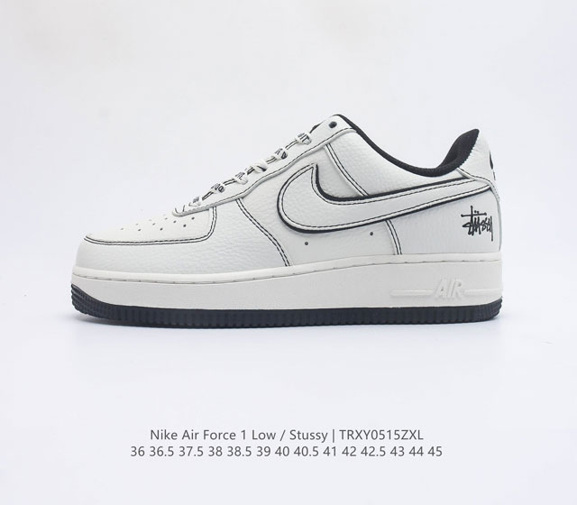 Stussy x Nike Air Force 1 07 UN1635 702 36 36.5 37.5 38 38.5 39 40 40.5 41 42 4