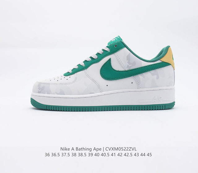 A Bathing Ape air sole A Bathing Ape BAPE x Nike Air Force 1 Sta Low Camo 36 45