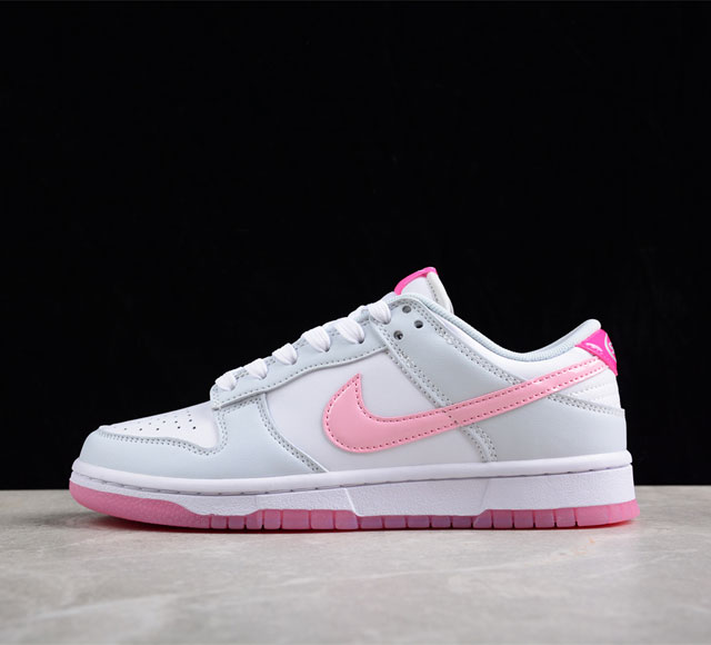 NK Dunk Low 520 Summit White and Pink Foam 520 FN3451 161 Size 36 36.5 37.5 38