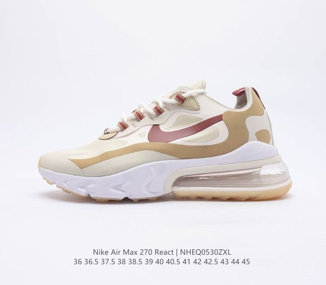 Nike React Air Max 270 React Max Air CT1265-100 36 36.5 37.5 38 38.5 39 40 40.5