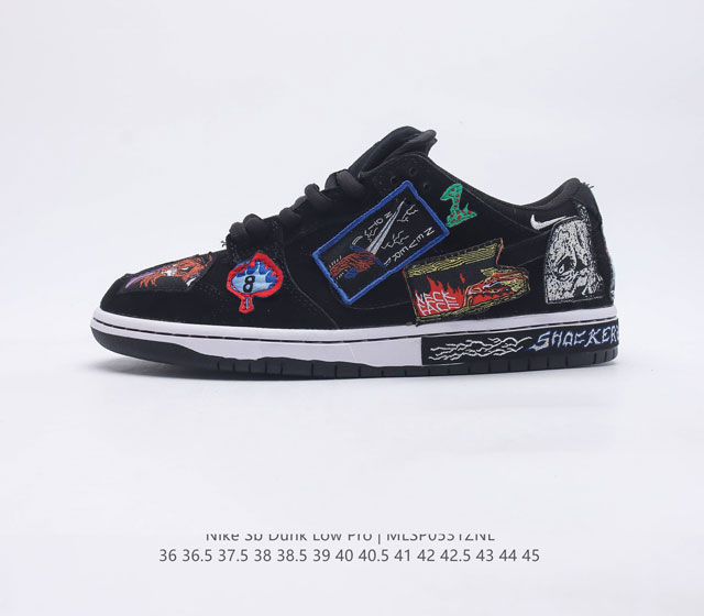 NeckfaceNike SB Dunk Low Neckface DQ4488-001 36 36.5 37.5 38 38.5 39 40 40.5 41