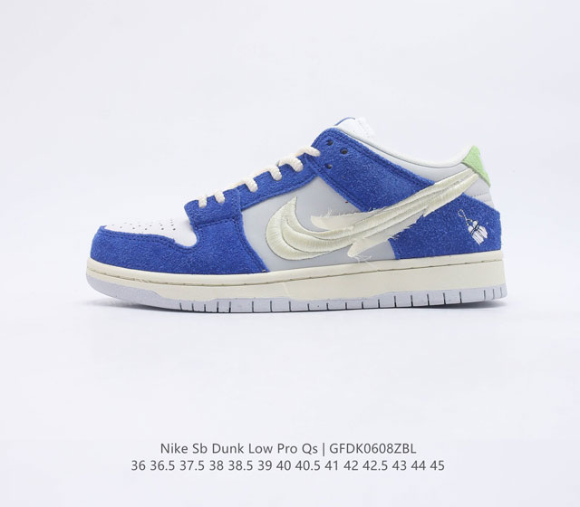 Fly Streetwear x Nk SB Dunk Low SB # Swoosh DQ5130-400 36 36.5 37.5 38 38.5 39