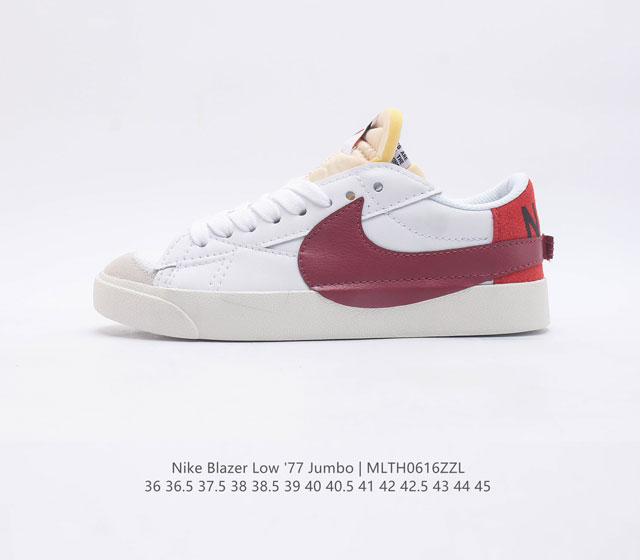 NIKE Blazer Low 77 JUMBO Nike Blazer Mid Swoosh DQ1470 104 36 36.5 37.5 38 38.5