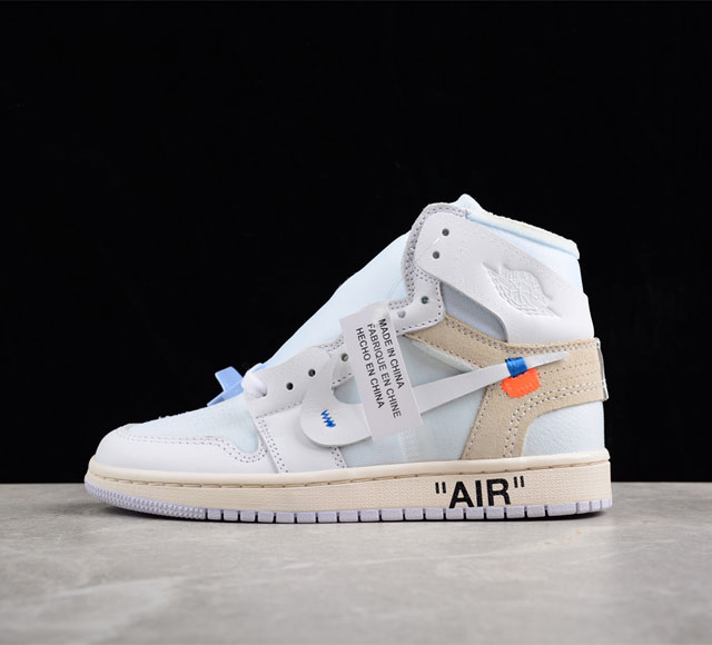 Off White X Air Jordan Ow Aj1 1 Aq0818-100 36 36.5 37.5 38 38.5 39 40 40.5 4