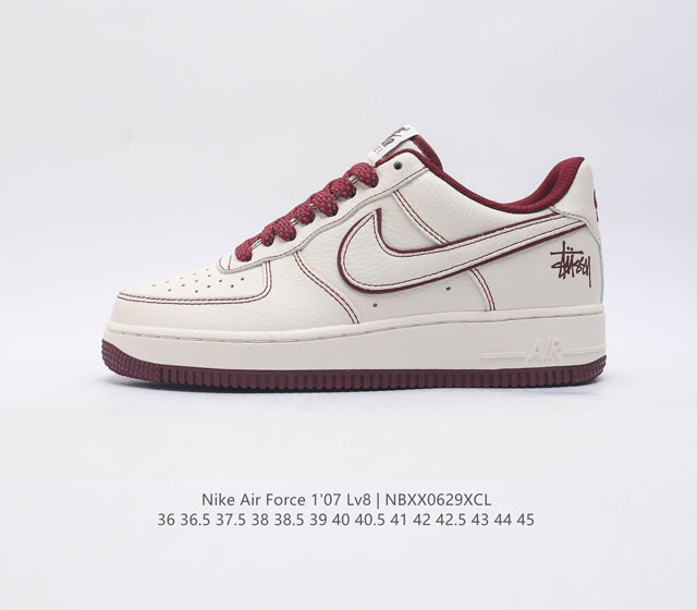 Stussy X Nike Air Force 1 Low # 3M Un1635-555 36 36.5 37.5 38 38.5 39