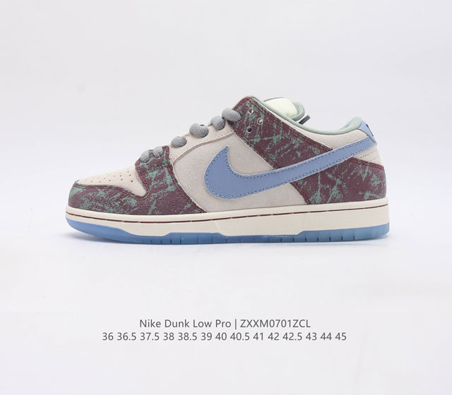 crenshaw Skate Club X Sb Dunk Low Pro Multi-Color Fn4193-100 36 36