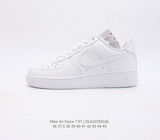 Nike Air Force 1 '07 Af1 Swoosh Af1 Nike Air Cw2288 36 37.5