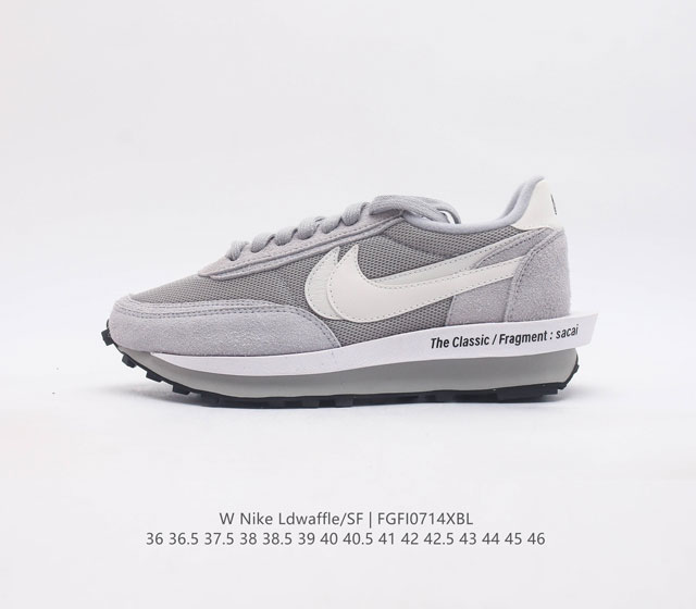 nike nike ld Wafflesf Nike Ld Waffle Sf Sacai Fragment Grey swoosh Sacai The