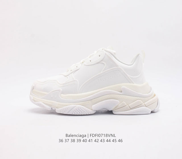 # # # balenciaga Triple S Clear Sole Sneaker 734953 W2Paa 9000 36 37 38