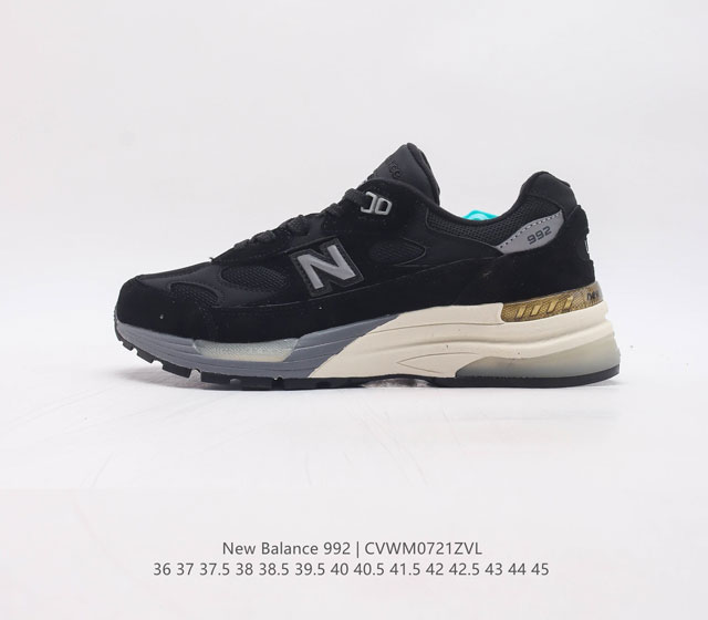 new Balance 992 abzorb ndurance M992Bl 36-45 Cvwm0721Zvl