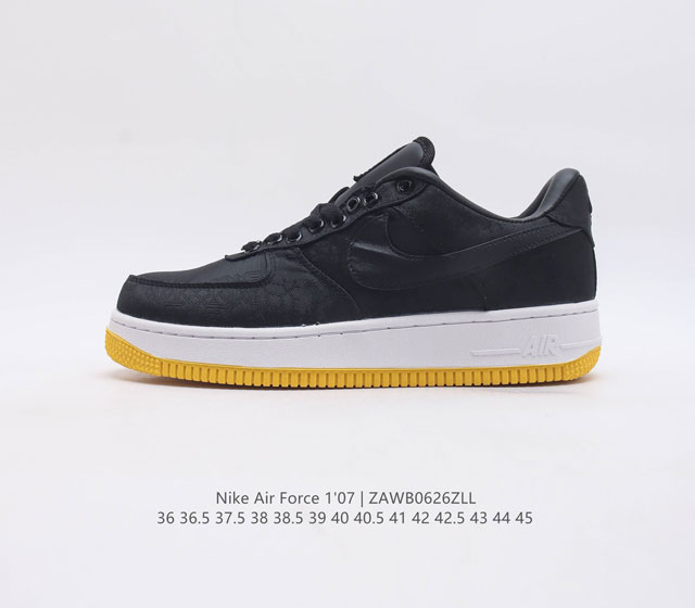 AF1 CLOT x Fragment Design x Nike Air Force 1 JT PremiumGame Black + CJ5290-600