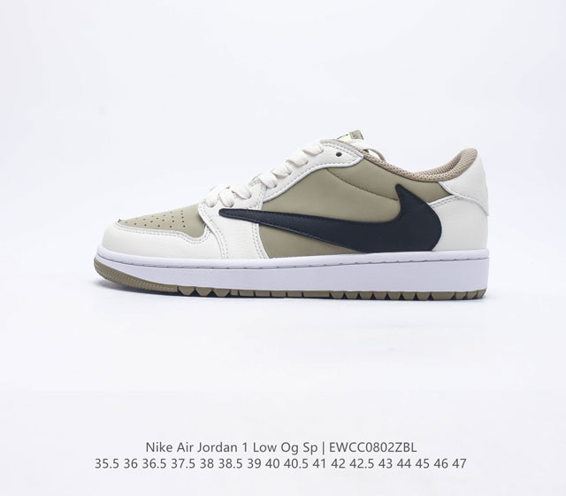 Travis Scott X Nike Wmns Air Jordan 1 Low Og Olive Aj1 Fz3124-200 35 5 36 36 5