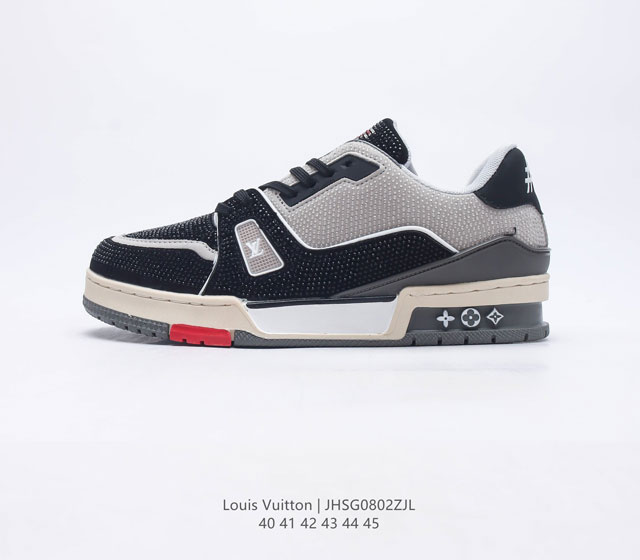 Louis Vuitton Lv Zp 3D Logo Lv Louis Vuitton Trainer Sneaker Low 40-45 Jhsg0802