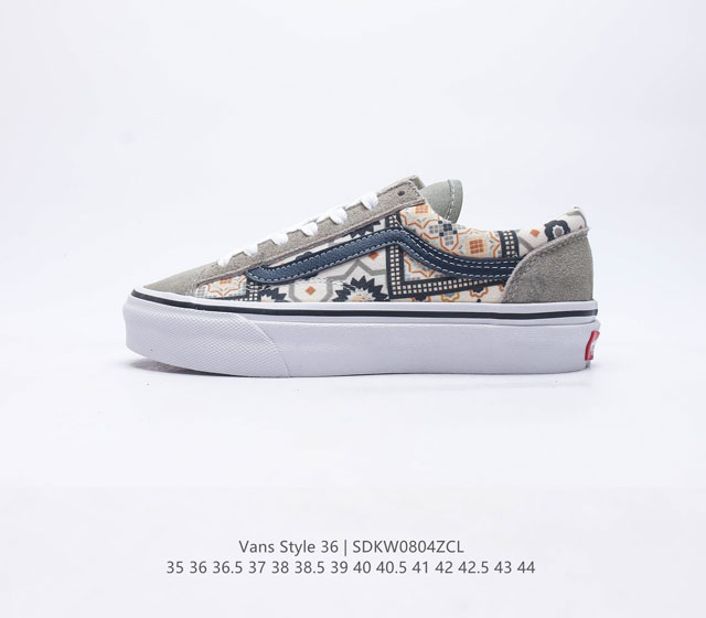 Vans Style 36 Vansstyle36 35 36 36 5 37 38 38 5 39 40 40 5 41 42 42 5 43 44 S