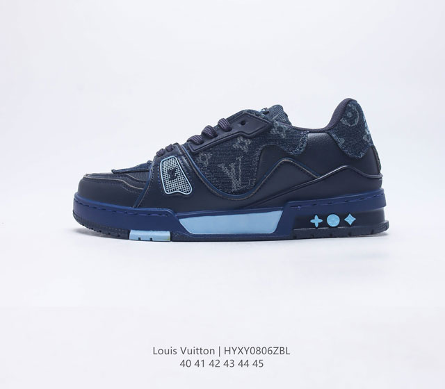 Louis Vuitton Lv Zp 3D Logo Lv Louis Vuitton Trainer Sneaker Low 40-45 Hyxy0806