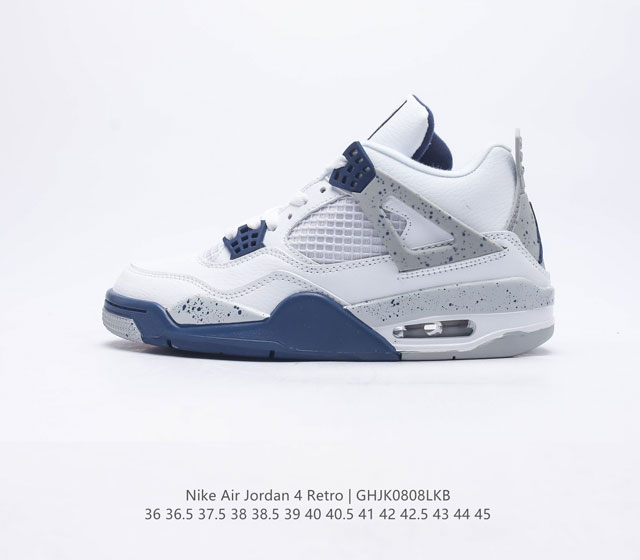 Nike Air Jordan 4 Aj4 Air Sole Ct8527-700 36-45 Ghjk0808Lkb