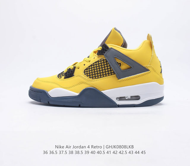 Nike Air Jordan 4 Aj4 Air Sole Ct8527-700 36-45 Ghjk0808Lkb