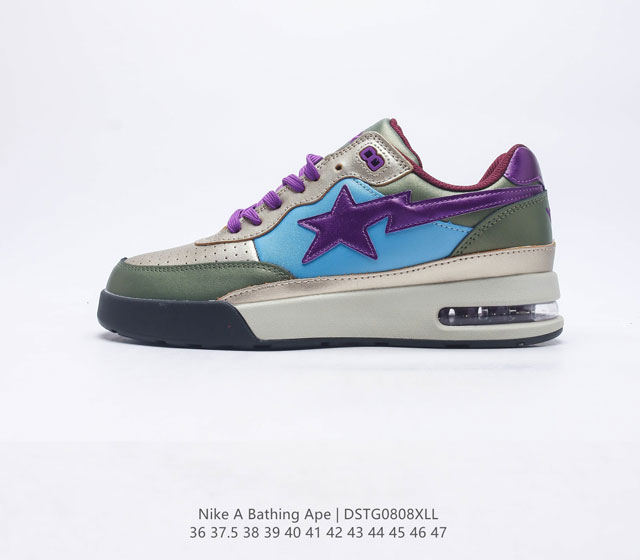 Abathing Ape Air Sole A Bathing Ape Bape X Nike Air Force 1 Sta Low Camo 36-47 D