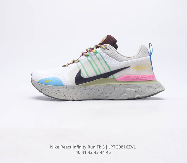 Nike React Infinity Run Fk 3 Prm Nike React Flyknit Flyknit Fj7068-120 40-45 Lp