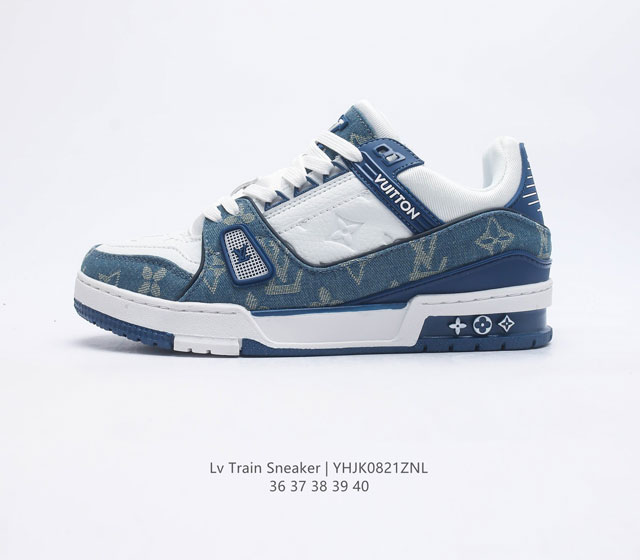 Louis Vuitton Lv Zp 3D Logo Lv Louis Vuitton Trainer Sneaker Low 36-40 Yhjk0821