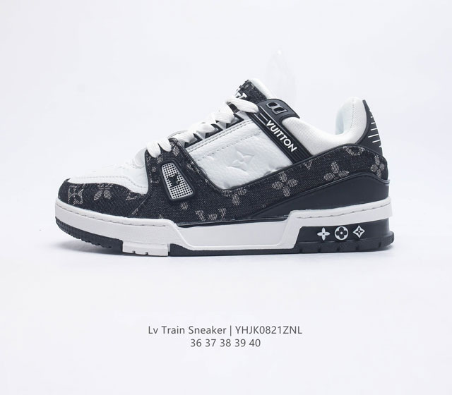 Louis Vuitton Lv Zp 3D Logo Lv Louis Vuitton Trainer Sneaker Low 36-40 Yhjk0821