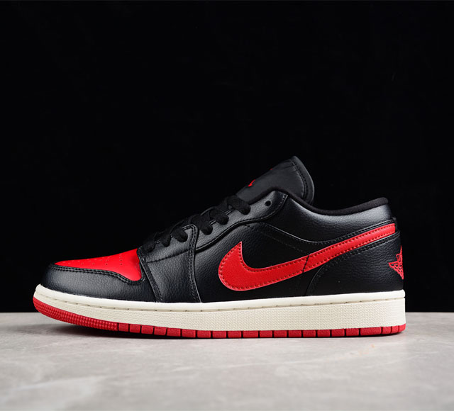 Air Jordan 1 Low Black And Red Aj1 1 Dc0774-061 36 36 5 37 5 38 38 5 39 40 40 5