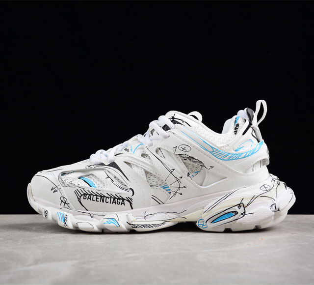 Balenciaga Track Sneaker W3Sra9014 Zp 35 36 37 38 39 40 41 42 43 44 45 46