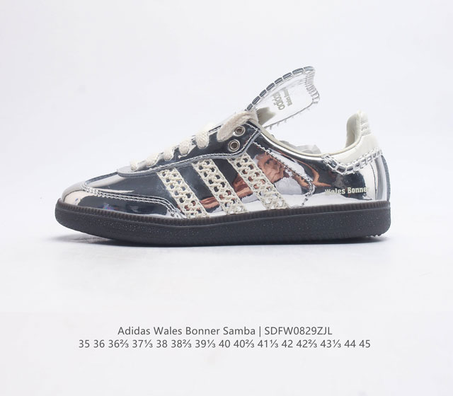 Wales Bonner X Ad Originals Samba Classic Silver Metallic Ig8181 35 36 36 37 38